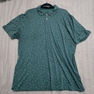 Nike Dri-Fit Floral Microprint Golf Polo - XL